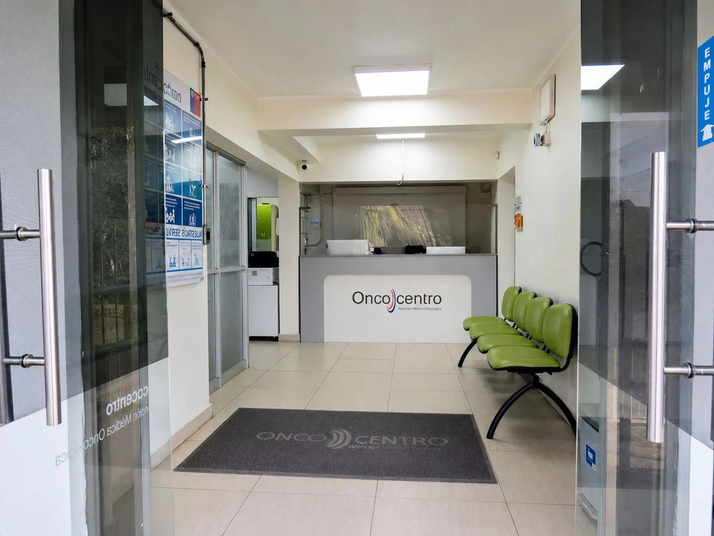 Recepción de la casa matriz de Oncocentro en Viña del Mar